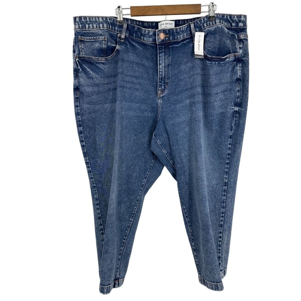 Lane Bryant Signature Fit Slim Straight Ankle Mid-Rise Jeans Size 26‎